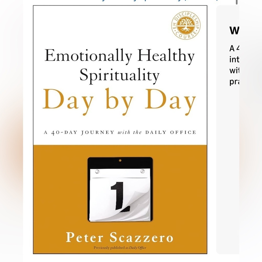 Emotionally Healthy Spirituality Day by Day Book